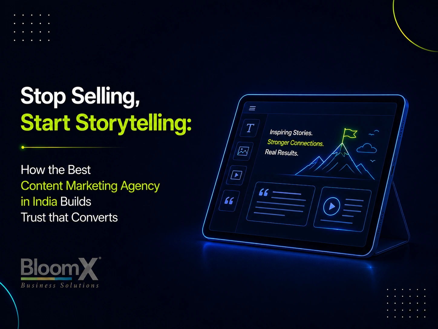 Stop Selling, Start Storytelling: How the Best Content Marketing Agency in India Builds Trust that Converts